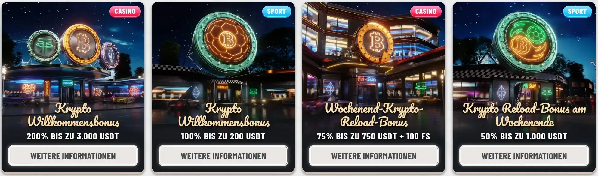 Krypto-Willkommensbonus